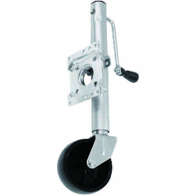 1BJY-TJ-02 Capacity 1000LBS Heavy-Duty Swivel MountTrailer Parts and Accessories Marine Jack with 6-Inch Wheel