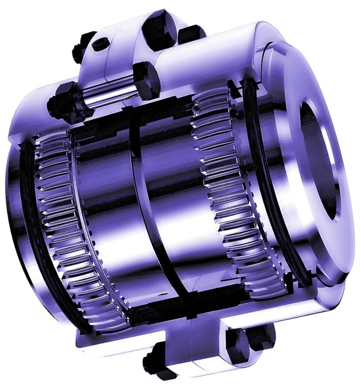 Gear Couplings Inner Hub And Ring Gear